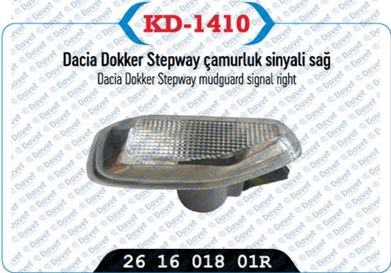 KAYA KD-1410 Camurluk Sinyali Sag Logan Ii-Sandero Ii